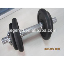 China gym cast iron dumbbell set